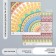 Scrapbooking paper bilateral "ethnic" density 180 g 15.5x17 cm