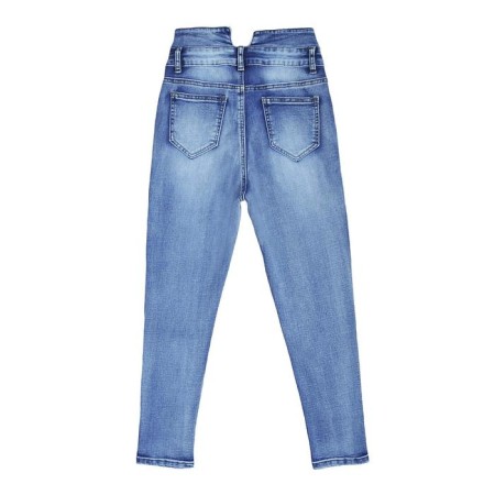 Jeans for girls, height 140 cm, blue color