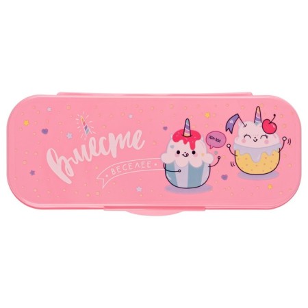 Penal Plastic case 90*215*43 The design of the KEMMAMMAMAMM, Pink-1