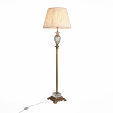The floor lamp ST LUCE. SL966.305.01. Assenza. 1x60 W, E27, 45x45x160 cm, bronze color