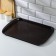 Tray 49.5x35 cm, brown color