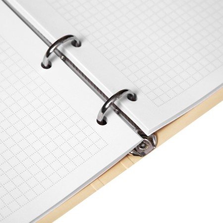 Notebook A5, 100 sheets, on 4 rings, My Dreams No. 15, Soft-Touch lamination, foil embossing, matte varnish varnish-4