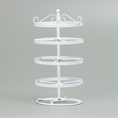 Steering stand "Turnip", 4 tiers, metal, 15 × 15 × 35cm, white color-3