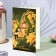 Postcard "On this beautiful day the anniversary!" Congrev, embossing, yellow flowers, 12.5x19, 1022144
