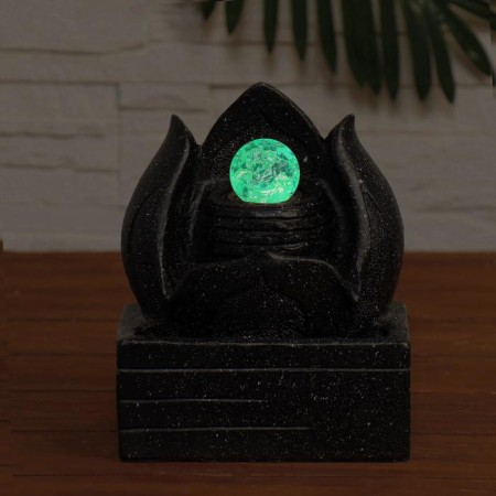 Fountain "Stone Flower" 15x15x20 cm (with backlight)-2