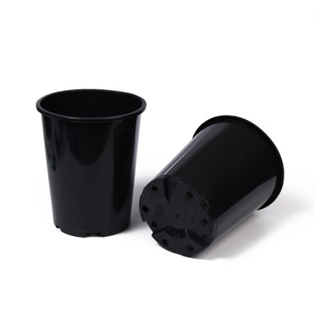 Pot for seedlings, for roses, 7 l, d = 22 cm, h = 26 cm, black, Greengo-8