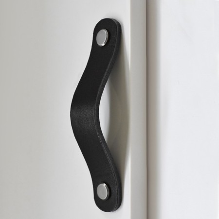 Cappio RSC010 handle handle, leather, m/o 96 mm, black color black-1