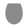 Miami toilet seat, gray color