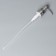 Pump for a dispenser, stainless steel, thread diameter 28 mm, stick length 20 cm, silver color