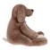 Soft toy "Charlie dog", beige-gray color, 85 cm