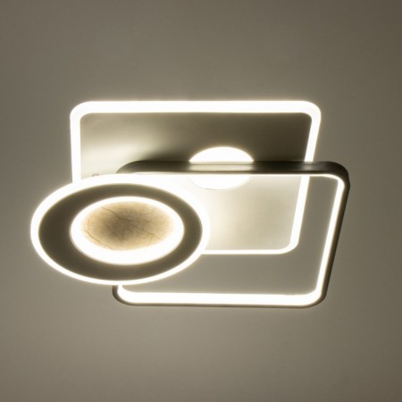 Causteen with PDD "Squares" LED 160W black and white 48x48x6.5 cm Bayerlux-2