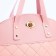 Bag Tout on fasteners, pink color