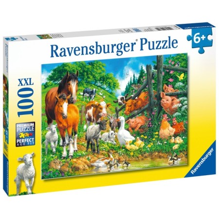 Ravensburger puzzle "Animal Meeting", 100 elements-1