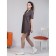 Women's dress "kitten", size 50, brown color