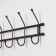 Wall hanger "Standard 5", 5 hooks, color Copper Antik