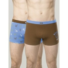 Male panties, size 52, blue, brown color, 2 pcs