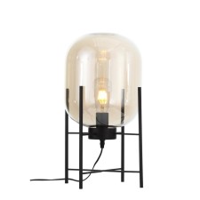 ST LUCE bedside lamp. SL1050.505.01. Burasca. 1x40 W, E27, 28x28x48 cm, black color