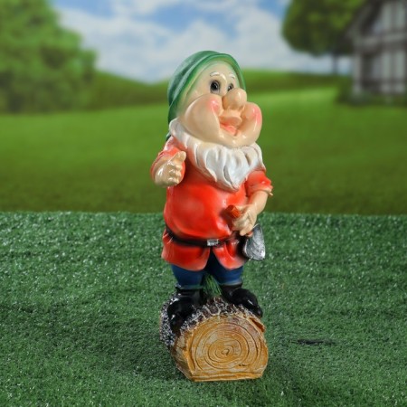 Sadovaya figure "Dwarf with a shovel" Small 15x12x30cm