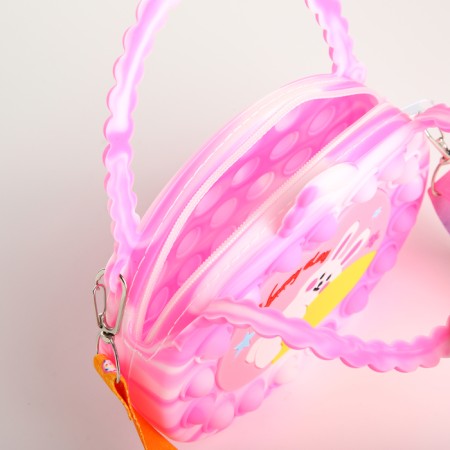 Bag's bag with lightning, pink color-2