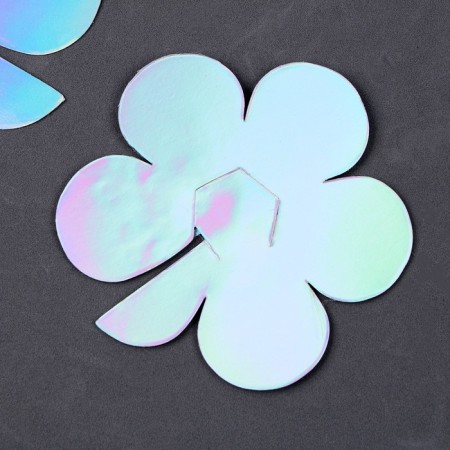 Set for decorating the cake "Flowers", 6 pcs., Mother of pearl-3