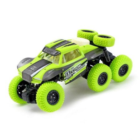 Radio -controlled jeep "Monster", 4WD, works on the battery, green color-3
