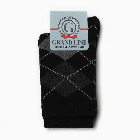 Nosk children's mahra inside, black color/rhombuses, size 24-2