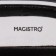 Porcelain dish for feeding Magistro Carbon "Bubble", 35.5 × 20.2 cm, black color
