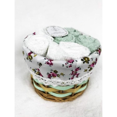 A set of napkins "Evita", size 30x30 cm - 6 pcs, barn -colored color-1