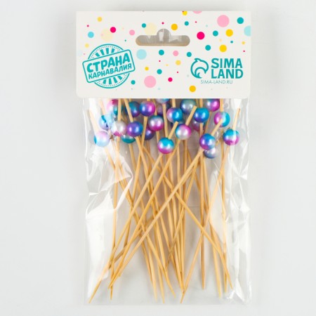 Skewers for Canapes "Pearl" set 24 pcs.-2