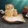 Key of "owl" bronze, 15x24x12cm