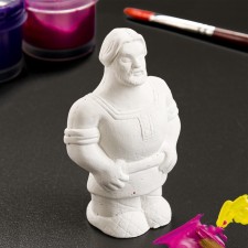 Фигура для раскраски "Богатырь" 12х8х6см