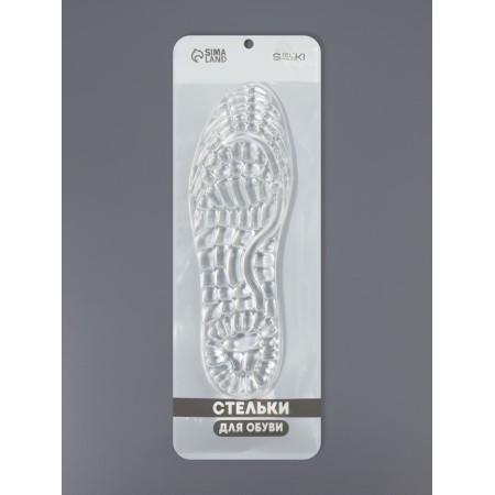 Insoles (polyester, silicone) on KL OSN universal 41-46R-r 30cm (pair) transparent PAK SS-4