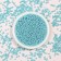 Sprinking confectionery "pearls", blown up rice grains, turquoise, 2-5 mm, 50 g