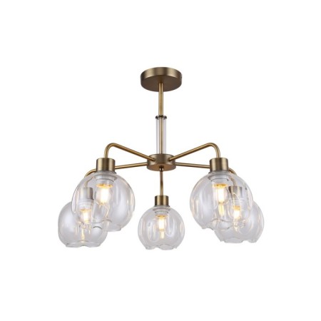 Monto chandelier, 5x40W E27, brown color