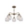 Monto chandelier, 5x40W E27, brown color
