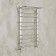 Water towel Terminus "Arctur" P10, 500x800 mm, lower connection, chrome