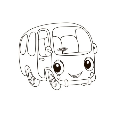 Transport. Coloring for kids-1