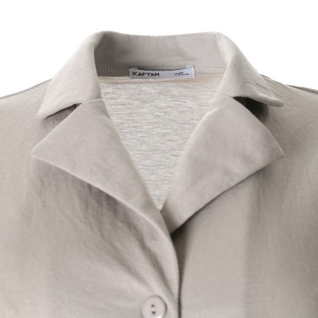 Комплект женский (рубашка, брюки, топ) KAFTAN "Base" р. 48, серый-11
