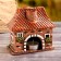 Aroma lamp house "Natalie", handmade, mix, 12.5 cm
