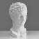 Gypsum figure Hermes head, 22 x 27 x 46 cm