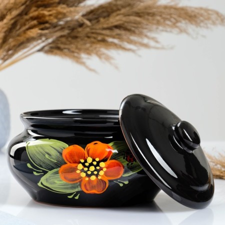 Set for Pskovsky Dumplings 1.4l / dish 34x25cm / 4x0.2l, ladybug-2