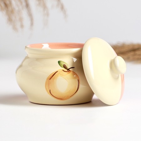 A baking pot "Big" 0.25l / 10.5x10cm, peach kiss-1