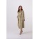 Female robe, size 44, olive color