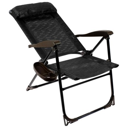 Steel chair with shelf, 75x59x109 cm, color Venge-6