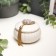 Souvenir ceramics "Heart with pearls, with a brush" 4,5x7x7 cm
