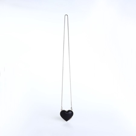 Female bag on a magnet, black color