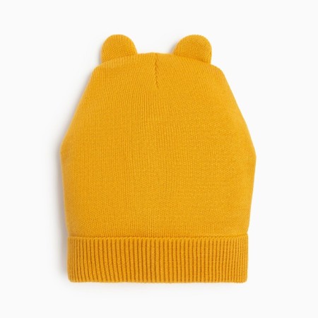 Children's hat, mustard color, size 50-54-1