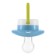Nipple - Silicone dummy classic, with a chain and clothespin, from 0 months., Mix color