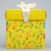 Gift folding box, packaging, "Happy Birthday", 15 x 15 x 15 cm