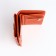 Women's wallet on a magnet, orange color